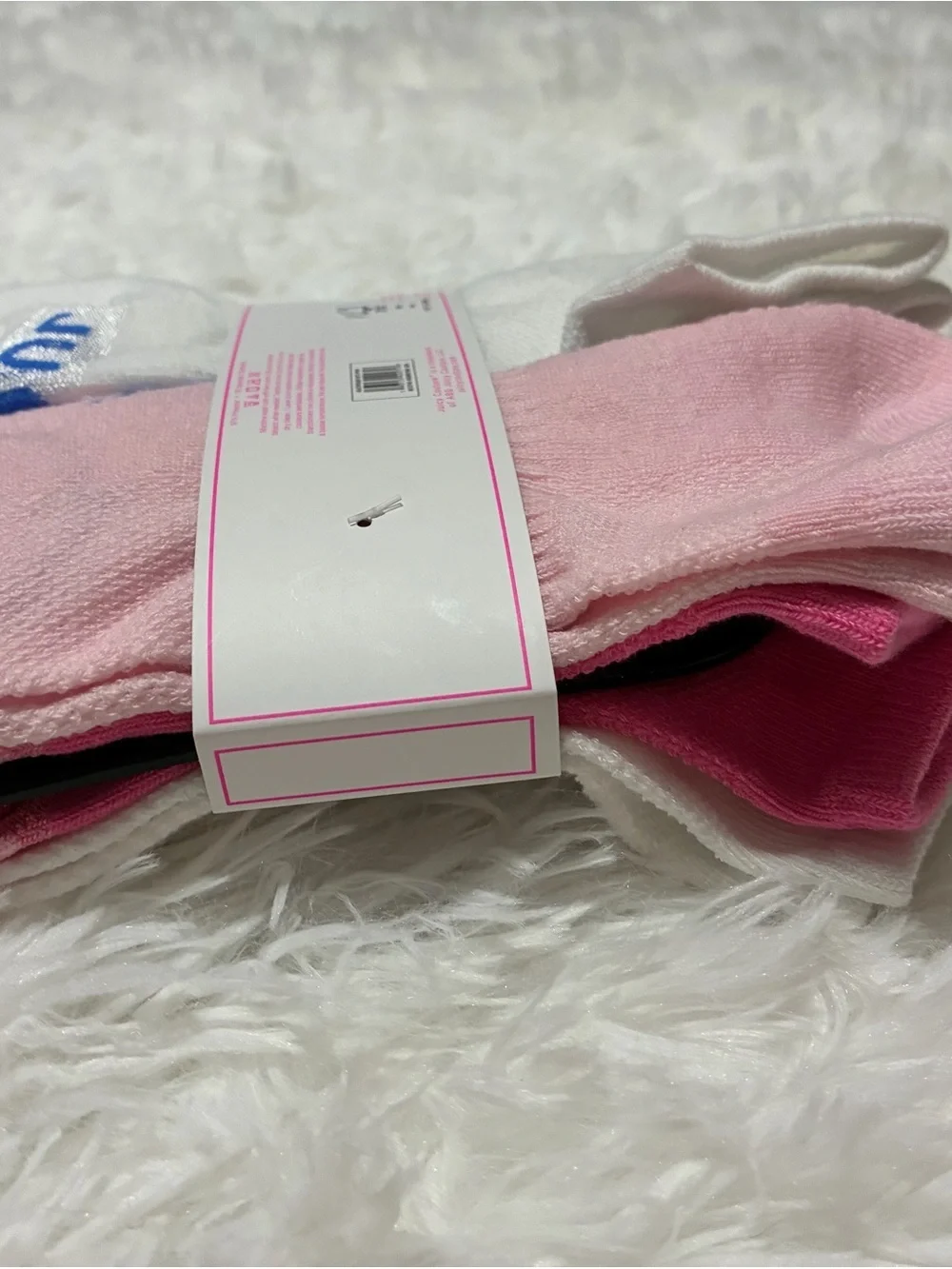 Juicy Couture Pink & White Cushioned No-Show Socks - 6 Pairs